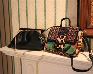 Assorted ladies handbags