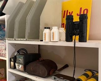 Vintage Sharpener, Organizer, Vintage Telescopes