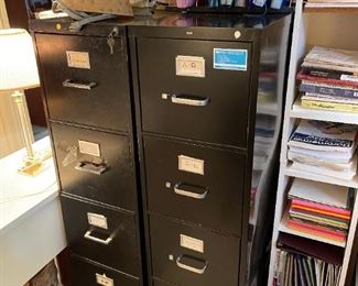 Vintage Filing Cabinets, Card Files