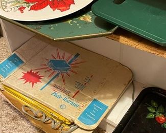 Trays, Vintage Plate Warmer