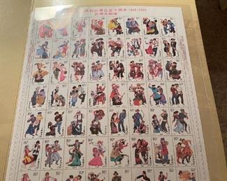 Vintage Stamp Collection