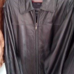 XL Men's Leather Jacket Clairborne