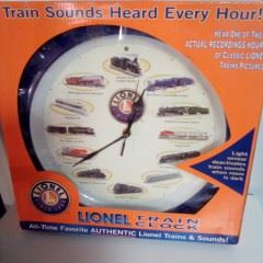 NIB Lionel Train Clock