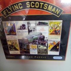 NIB Flying Scotsman 1000pc Jigsaw Puzzle by Gibsons