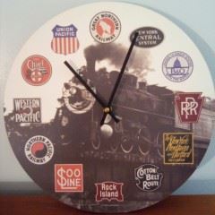Koehler Company Railroad Companies Wall Clock