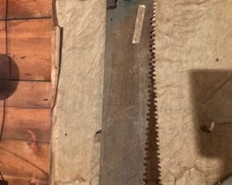 Antique 59 inch blade saw
