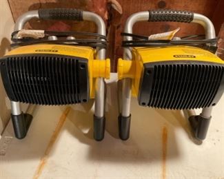 Two Stanley space heaters model 675900