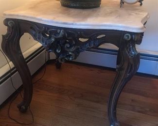 Marble end table 
