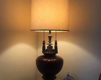 Enormous mid-century lamp