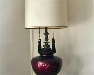 Enormous mid-century lamp