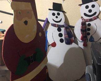 6 foot Xmas decorations 