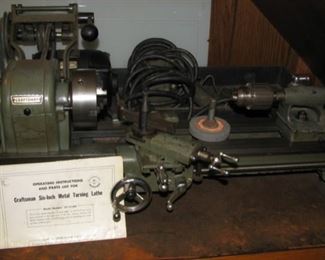 Craftsman 6" metal lathe