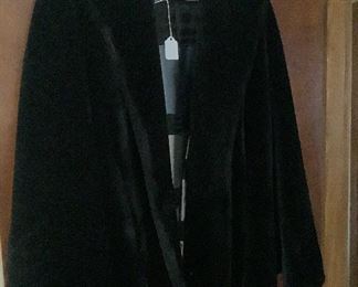 Beautiful faux fur coat and other vintage clothes