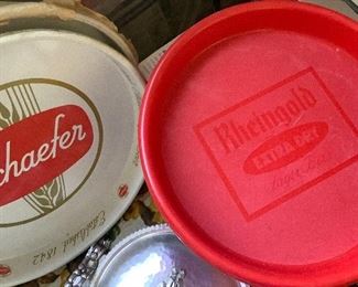 Vintage beer trays
