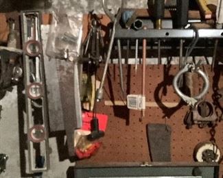 Tools tools and more tools ladders also