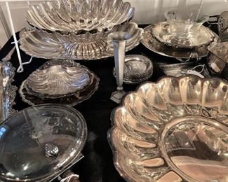 Lovely silver and silverplate selections