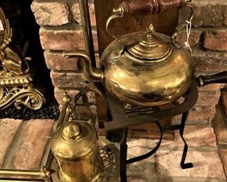 Brass tea kettle