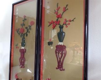 4 of these interesting oriental wall decor