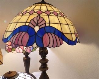 We have many stained glass lamps this time
