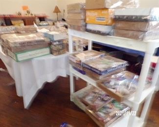 craft items, lots and lots of beads, sequins, etc