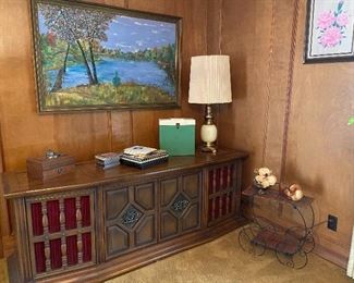 Stereo/Record Player/TV Console, Records