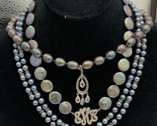 Luxury Black Pearls Necklaces, 3

