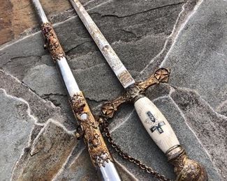  Masonic M.C. Lilley & Co. Ohio Sword