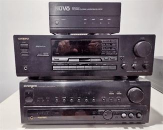 NUVO Audio Distribution System, ONKYO AV Control Receiver, PIONEER AV Stereo Receiver