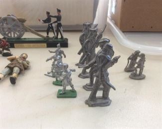 Vintage Metal Military Figures