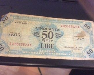 ITALY 50 Lire / 1943