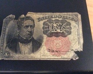 1874 XCENTS UNITED STATES JOHN ALISON