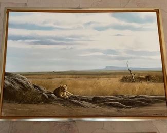 South African Landscape by Artist Craig Bone (1955-) 32" x 50"