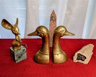 Brass And Stone Decor