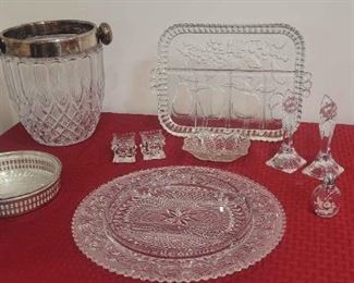 Glassware WSilverplate Accents