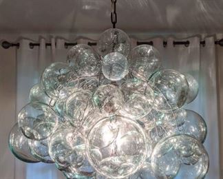 New In Box Gorgeous Modern Bubble Chandelier
