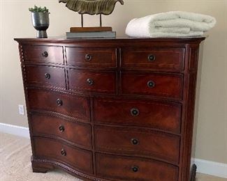 Bow front large dresser