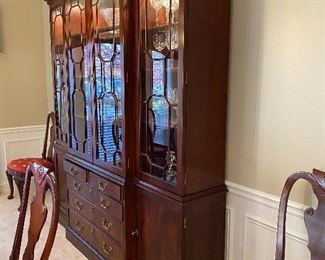 Century China Cabinet with lights