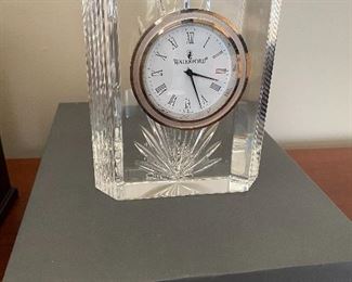 Waterford clock new in box 