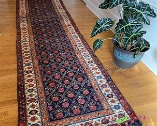 Antique Bakhtari Persian Runner 150” x 37”