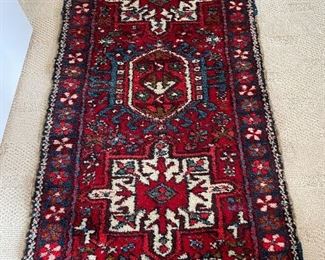 Vintage Karajeh Heriz Rug 27” x 48”