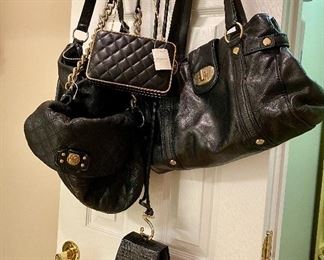 Marc Jacobs, Michael Kors, vintage leather upscale handbags