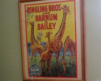 Vintage authentic circus poster