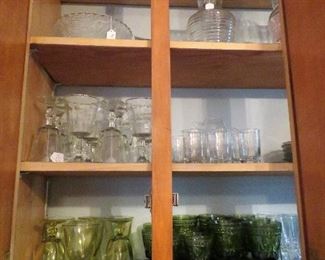 Colored and clear glass