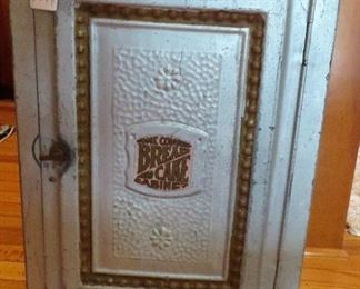 Antique Home Comfort zinc cake cabinet, pie safe