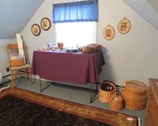 Sewing items and baskets