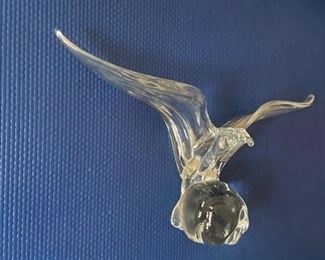 Signed, crystal eagle
