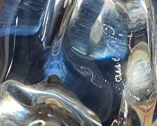 (Picture 2 of signed, crystal camel)