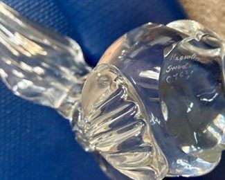 (Picture 2 of signed crystal eagle)