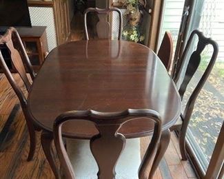 (Picture 2 of Ethan Allen dining table)
