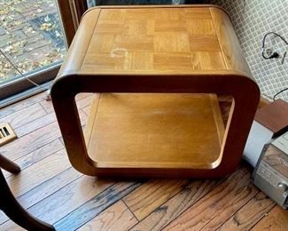 Bentwood MCM side table 